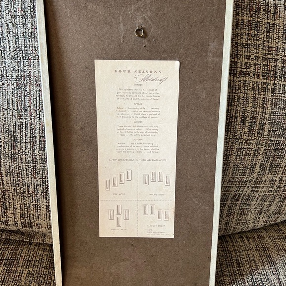 “Winter” piece of the Four Seasons Metalcraft Wall Hanging - Picture 2 of 3